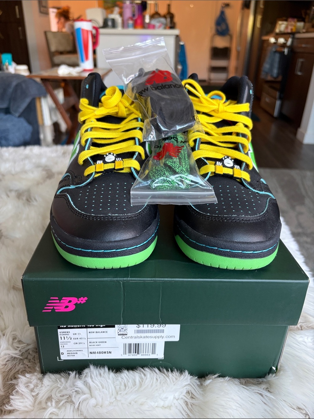 NEW BALANCE NUMERIC 480 HIGH size 11.5 W/box